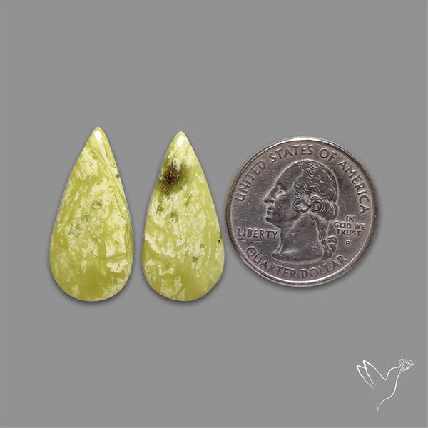 Opalized Serpentine Pair