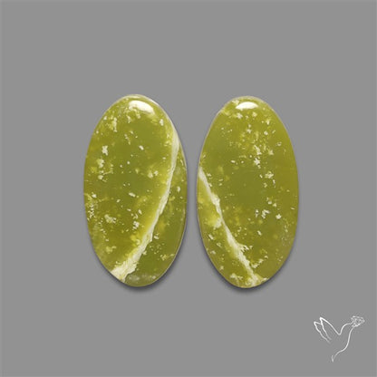Opalized Serpentine Pair