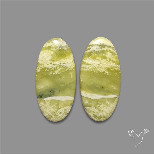 Opalized Serpentine Pair