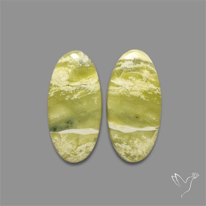 Opalized Serpentine Pair