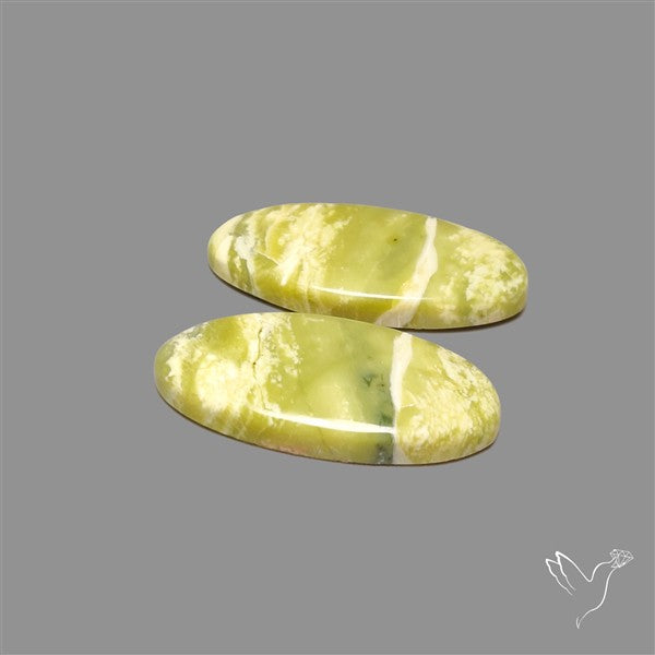 Opalized Serpentine Pair