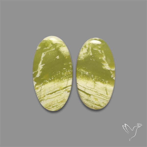 Opalized Serpentine Pair