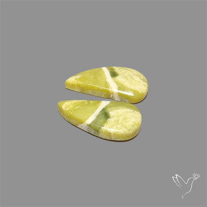 Opalized Serpentine Pair