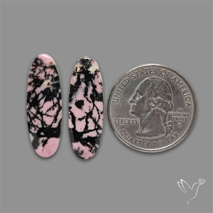 Rhodonite Pair