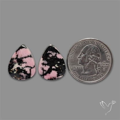 Rhodonite Pair