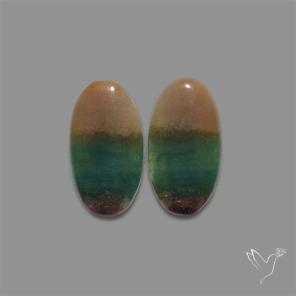 Moss Agate Pair