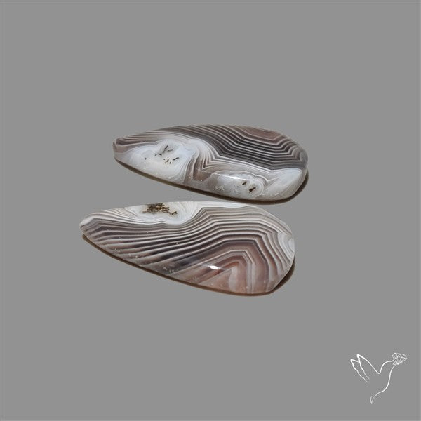 Botswana Agate Pair