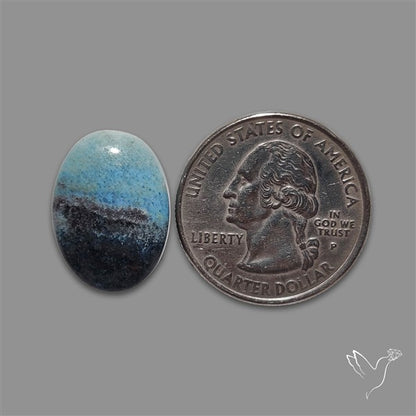 Trolleite Quartz Cabochon