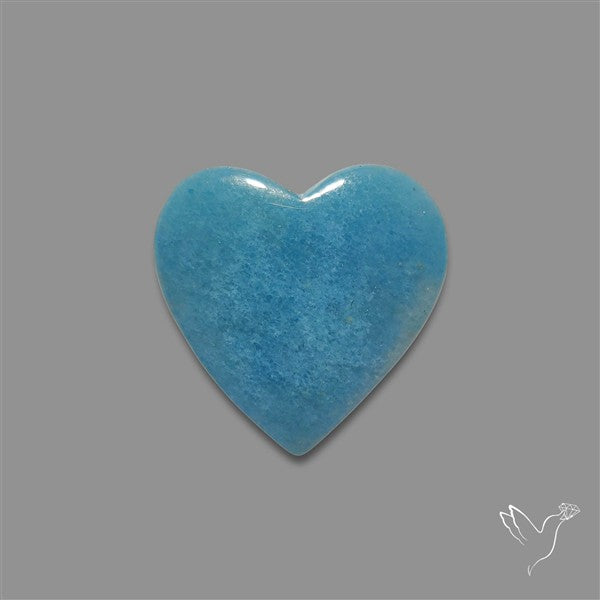 Trolleite Quartz Heart Cabochon