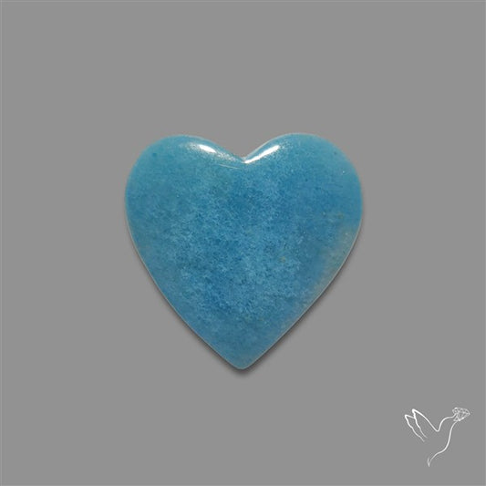 Trolleite Quartz Heart Cabochon