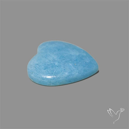 Trolleite Quartz Heart Cabochon