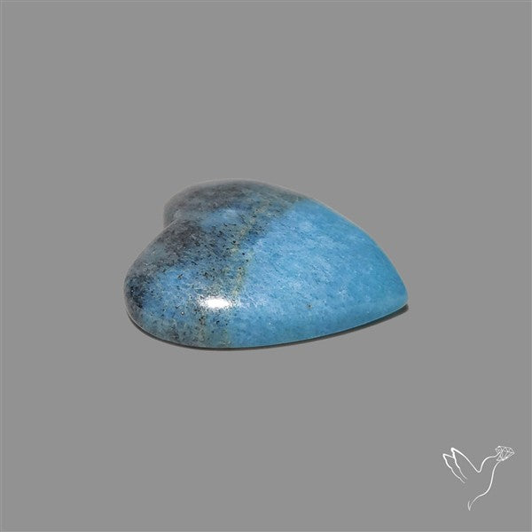 Trolleite Quartz Heart Cabochon