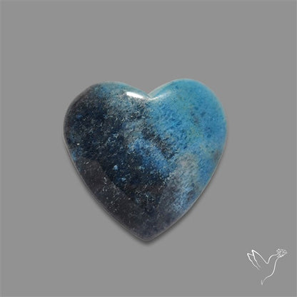 Trolleite Quartz Heart Cabochon