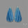 Caribbean Onyx Blue Calcite Pair