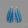 Caribbean Onyx Blue Calcite Pair