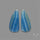 Caribbean Onyx Blue Calcite Pair