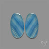 Caribbean Onyx Blue Calcite Pair