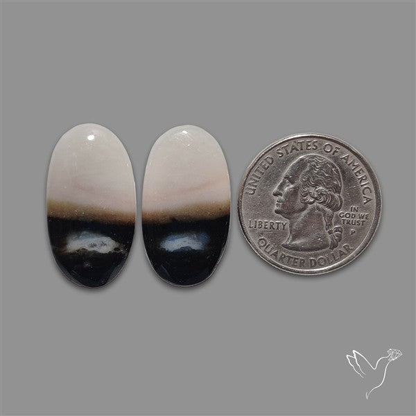 Black Banded Jasper Pair