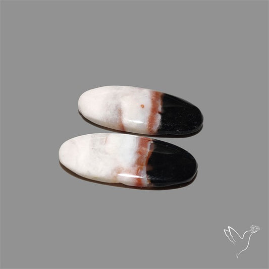 Black Banded Jasper Pair