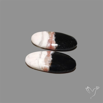 Black Banded Jasper Pair