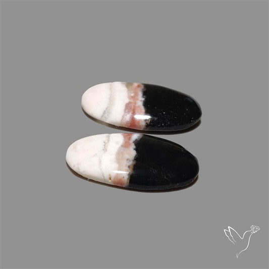 Black Banded Jasper Pair