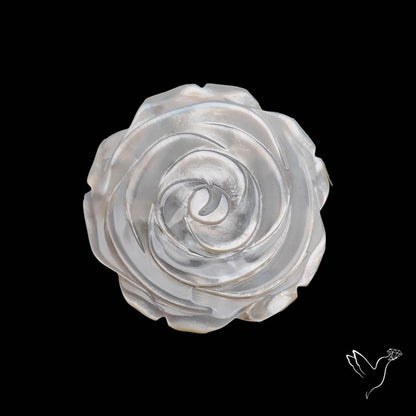 Mother Of Pearl Flower Carving