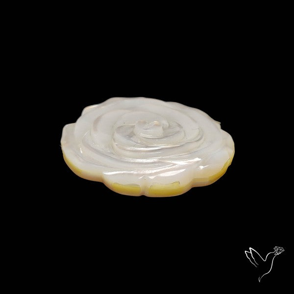 Mother Of Pearl Flower Carving