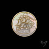 Mother Of Pearl Ship Carving