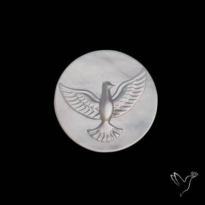 Mother Of Pearl Bird Carving