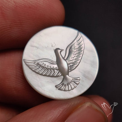 Mother Of Pearl Bird Carving
