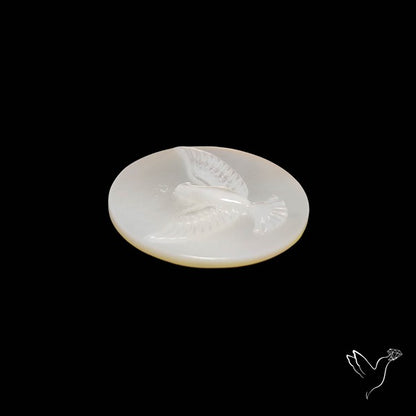 Mother Of Pearl Bird Carving