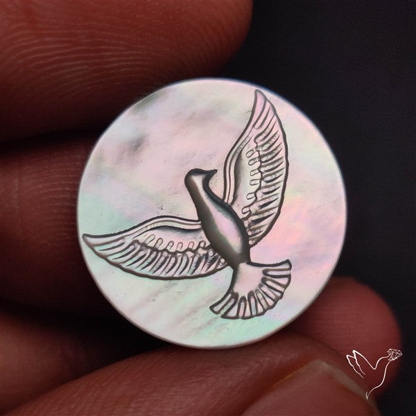 Mother Of Pearl Bird Carving