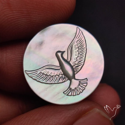 Mother Of Pearl Bird Carving