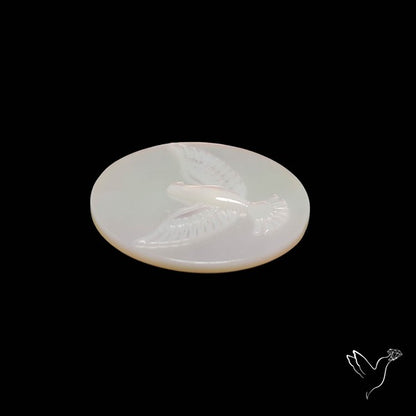 Mother Of Pearl Bird Carving