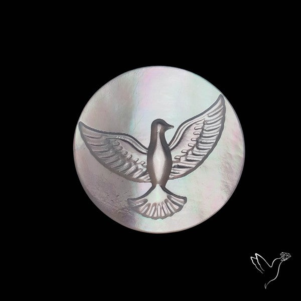 Mother Of Pearl Bird Carving