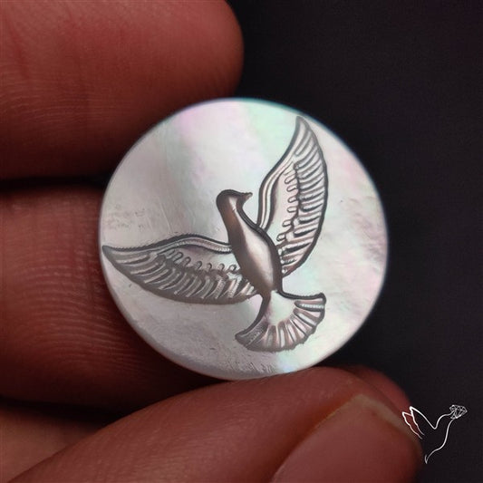 Mother Of Pearl Bird Carving