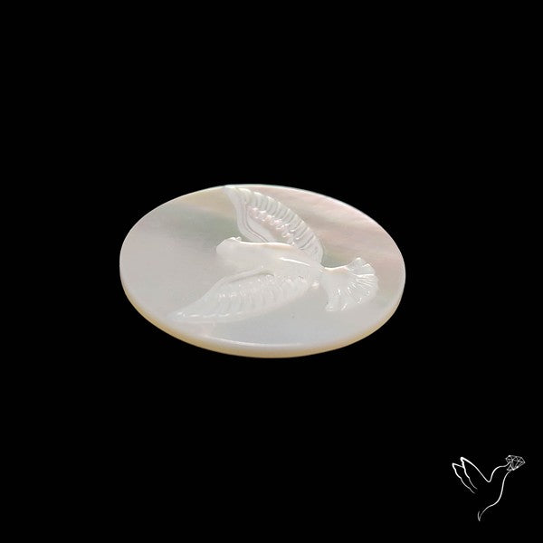 Mother Of Pearl Bird Carving