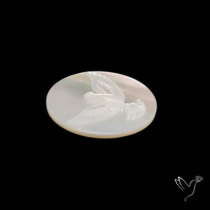 Mother Of Pearl Bird Carving