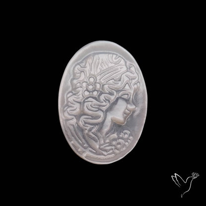 Mother Of Pearl Cameo Carving
