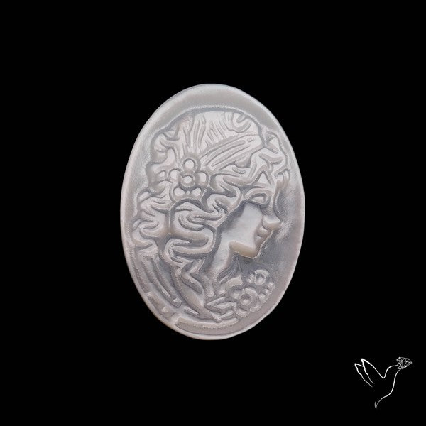 Mother Of Pearl Cameo Carving