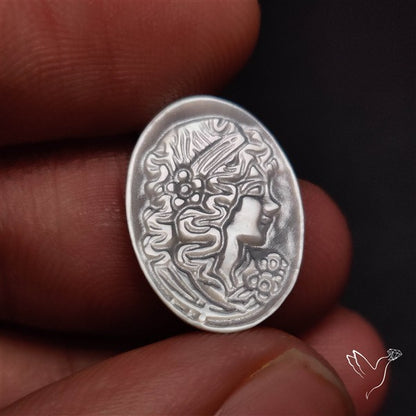 Mother Of Pearl Cameo Carving
