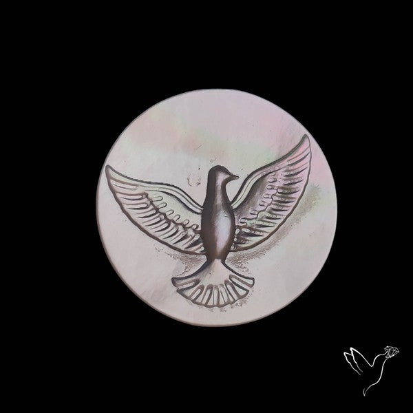 Mother Of Pearl Bird Carving