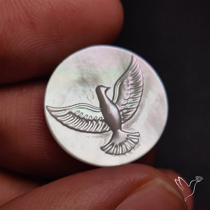 Mother Of Pearl Bird Carving