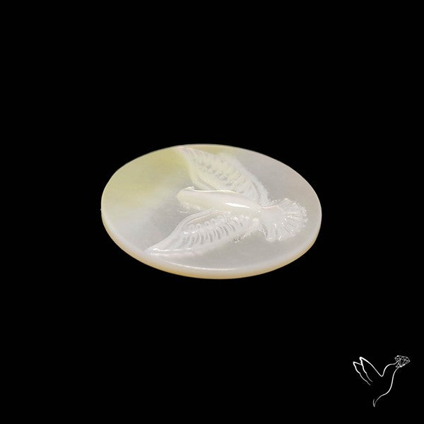 Mother Of Pearl Bird Carving