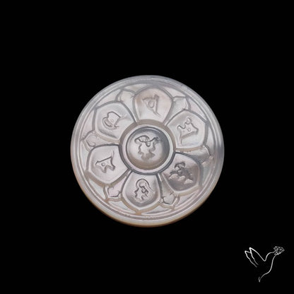 Mother Of Pearl Chakra Carving