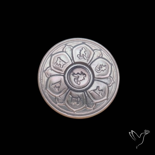 Mother Of Pearl Chakra Carving