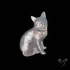 Mother Of Pearl Cat Carving
