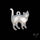 Mother Of Pearl Cat Carving