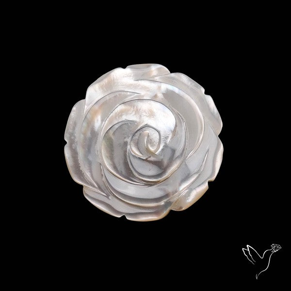 Mother Of Pearl Flower Carving