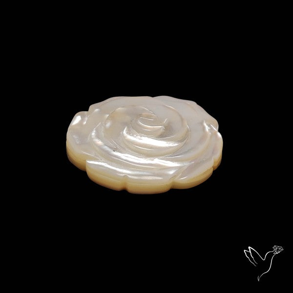 Mother Of Pearl Flower Carving